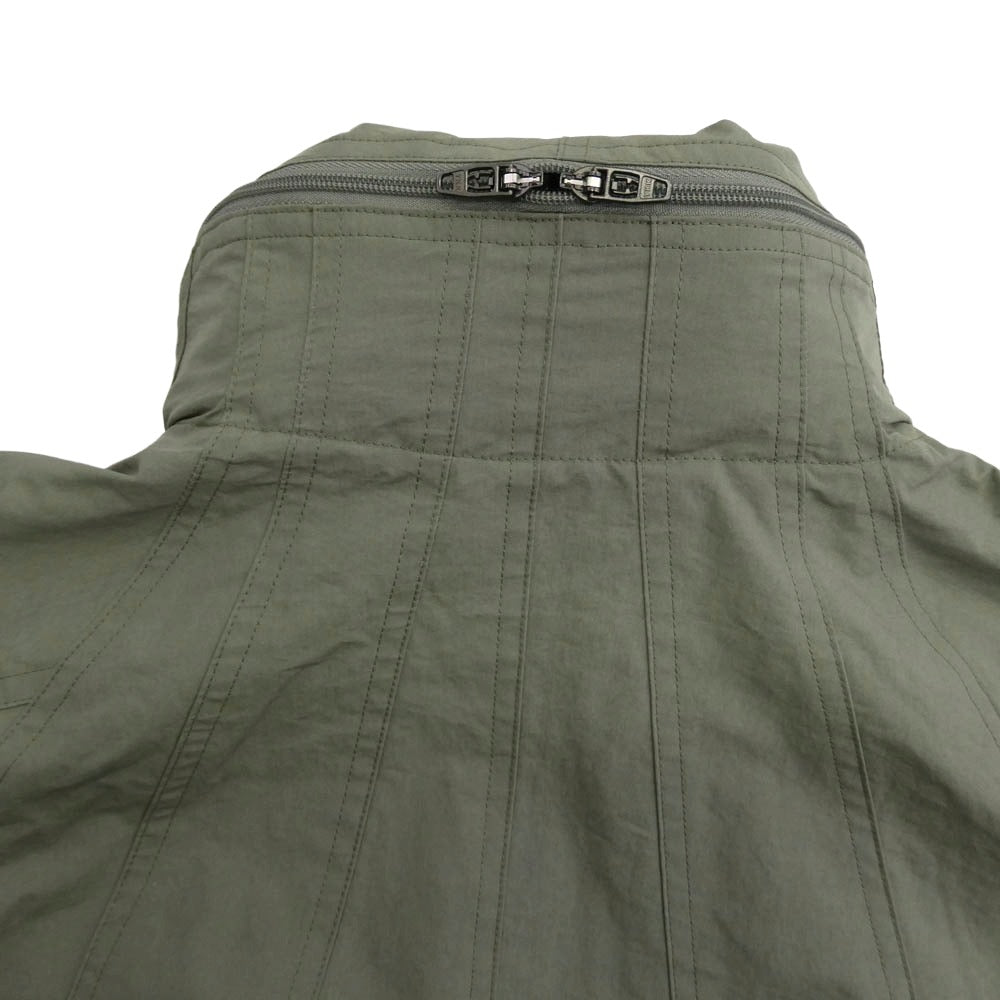 SASQUATCHfabrix. サスクワァッチファブリックス 24SS-JKL-008 WARM UP NYLON JACKET ウォームアップ ナイロン トラック ジャケット モスグリーン系 M【極上美品】【中古】