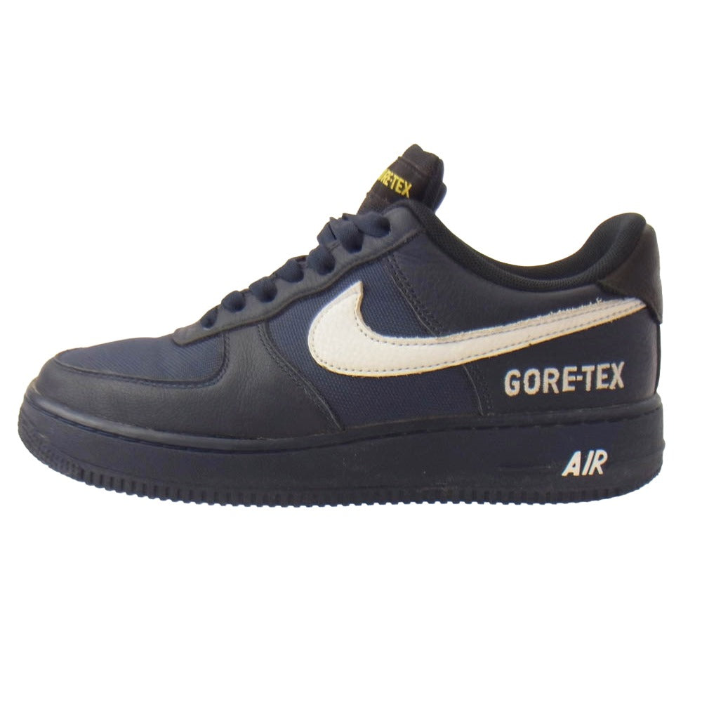 NIKE ナイキ CK2630-400 Air Force 1 Low Gore-Tex エアフォース1 ロー ゴアテックス スニーカー ネイビー系 25cm【中古】