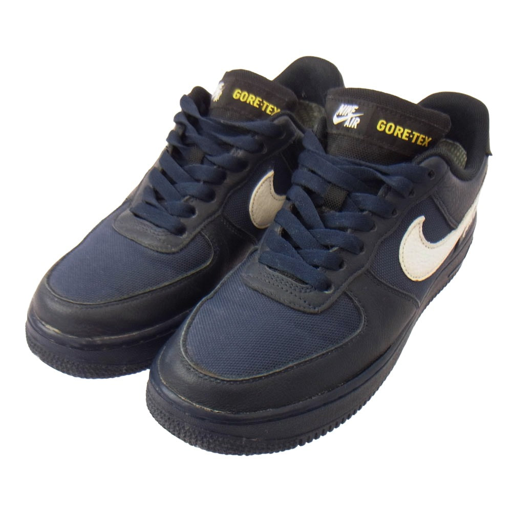 NIKE ナイキ CK2630-400 Air Force 1 Low Gore-Tex エアフォース1 ロー ゴアテックス スニーカー ネイビー系 25cm【中古】