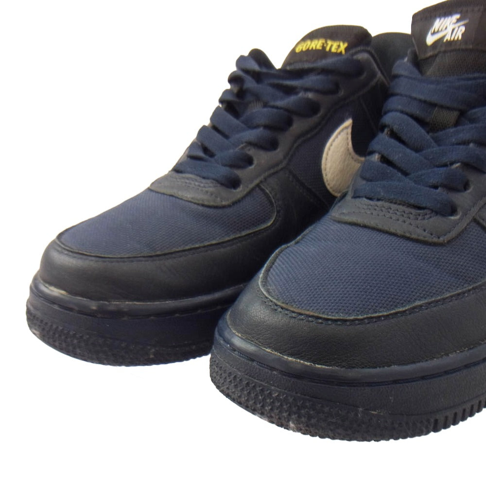 NIKE ナイキ CK2630-400 Air Force 1 Low Gore-Tex エアフォース1 ロー ゴアテックス スニーカー ネイビー系 25cm【中古】