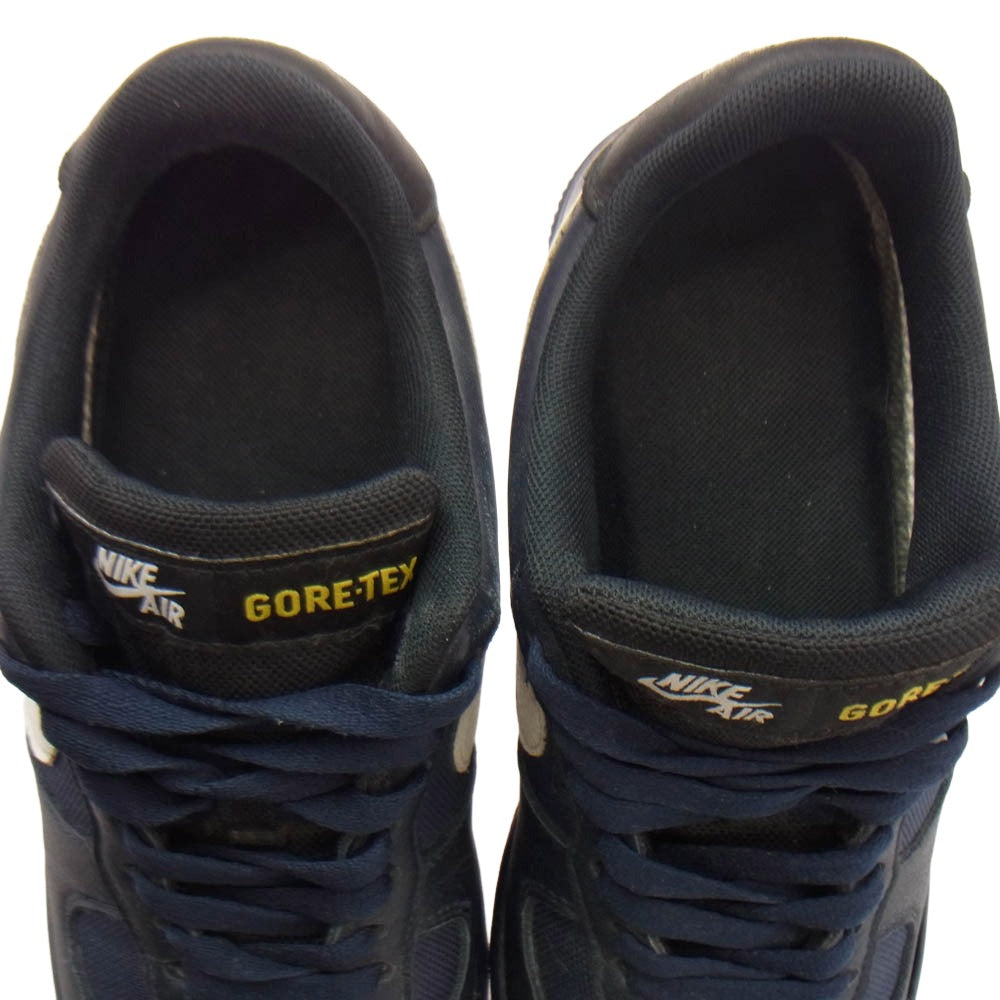 NIKE ナイキ CK2630-400 Air Force 1 Low Gore-Tex エアフォース1 ロー ゴアテックス スニーカー ネイビー系 25cm【中古】