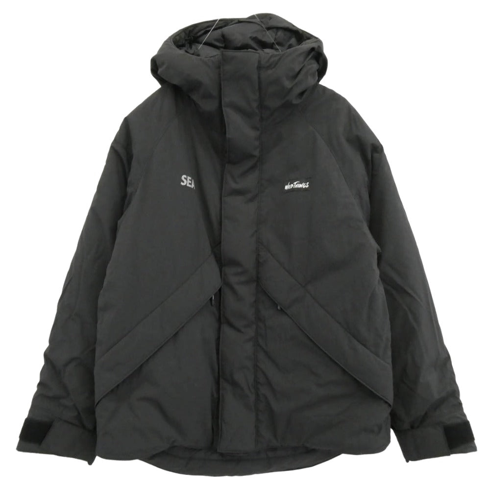 WIND AND SEA ウィンダンシー × WILD THINGS WDS Denari Jacket ワイルドシングス デナリ ジャケット 中綿ジャケット ブラック系 S【中古】