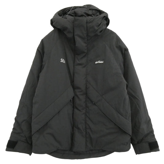 WIND AND SEA ウィンダンシー × WILD THINGS WDS Denari Jacket ワイルドシングス デナリ ジャケット 中綿ジャケット ブラック系 S【中古】