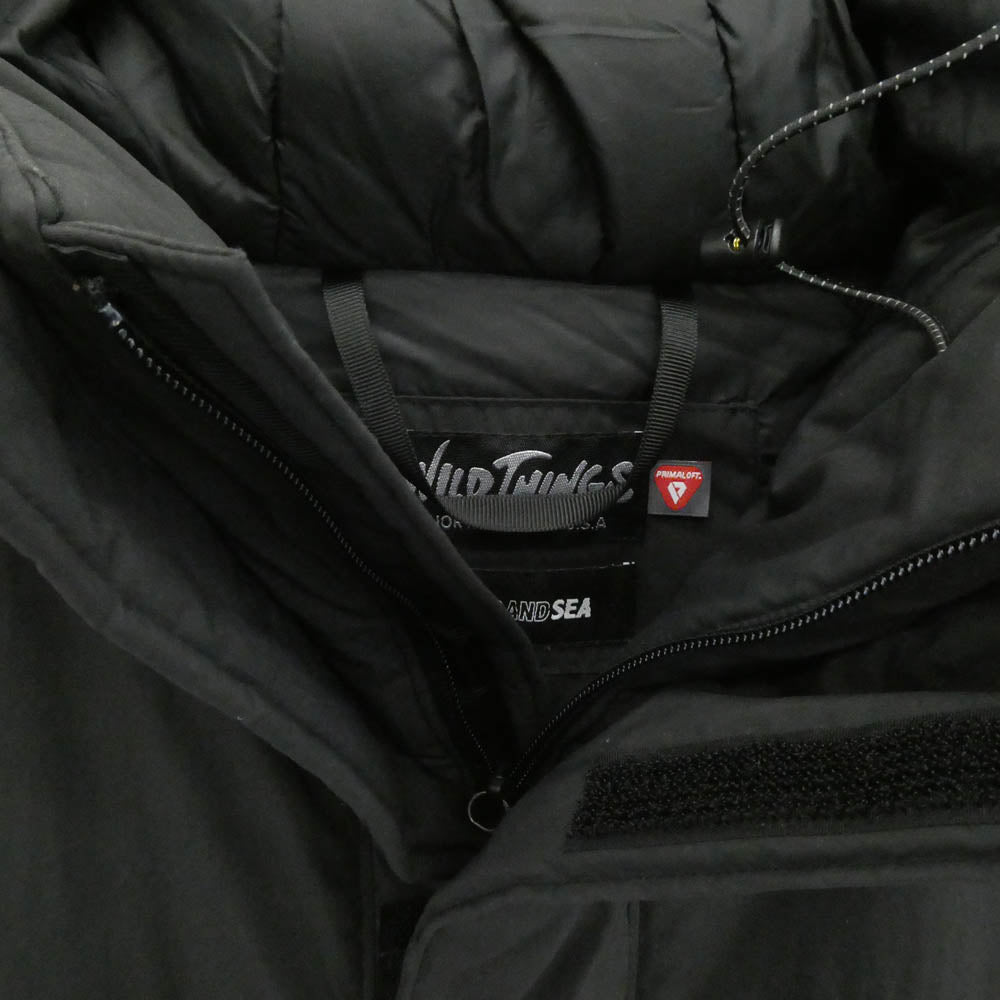 WIND AND SEA ウィンダンシー × WILD THINGS WDS Denari Jacket ワイルドシングス デナリ ジャケット 中綿ジャケット ブラック系 S【中古】