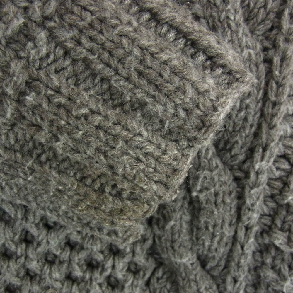 WTAPS ダブルタップス 14AW 142MADT-KNM05 YOUTHFUL DAYZ ARAN KNIT SWEATER ユースフルデイズ アラン ニット セーター グレー系 3【中古】
