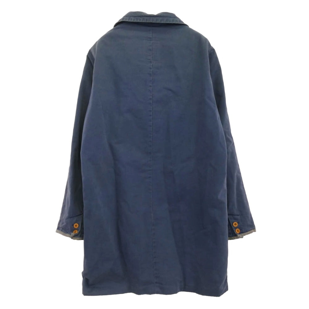 VISVIM ビズビム 14SS 0114105013012 MIES COAT ミースコート デニム ステンカラー コート インディゴブルー系 3【中古】