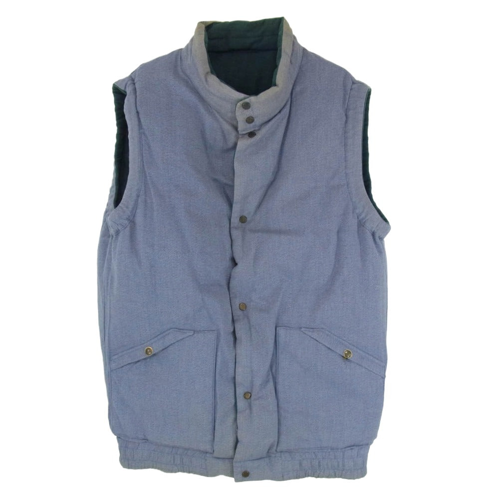 VISVIM ビズビム 13AW 0113205013008 INSULATOR DOWN VEST SHAMROCK リバースブルダウンベスト ベスト グリーン系 3【中古】