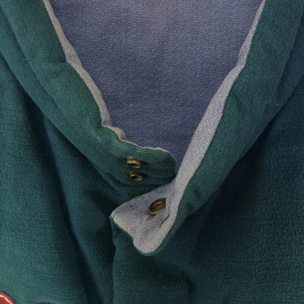 VISVIM ビズビム 13AW 0113205013008 INSULATOR DOWN VEST SHAMROCK リバースブルダウンベスト ベスト グリーン系 3【中古】