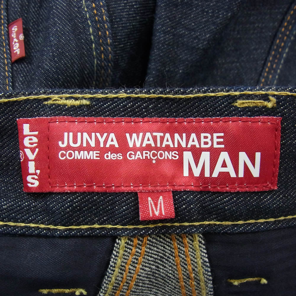 JUNYA WATANABE COMME des GARCONS MAN ジュンヤワタナベコムデギャルソンマン WM-P901 eYe COMME des GARCONS JUNYA WATANABE MAN × Levi’s アイコムデギャルソンジュンヤワタナベマン リーバイス デニムパンツ インディゴブルー系 M【美品】【中古】