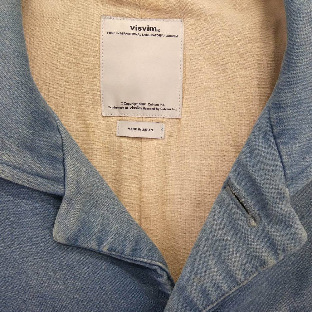 VISVIM ビズビム 13AW 0113205013019 POTOMAC JKT ポトマックジャケット デニム ジャケット インディゴブルー系 3【中古】