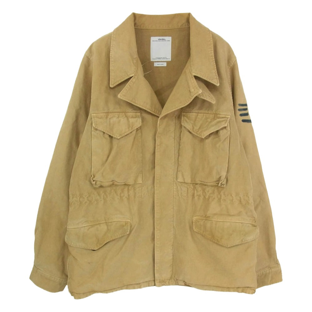 VISVIM ビズビム 15SS 0115105013021 ACHSE JACKET アクセ ミリタリー ジャケット カーキ系 4【中古】