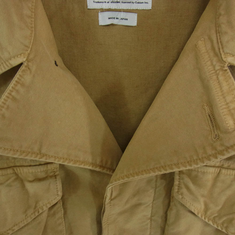 VISVIM ビズビム 15SS 0115105013021 ACHSE JACKET アクセ ミリタリー ジャケット カーキ系 4【中古】