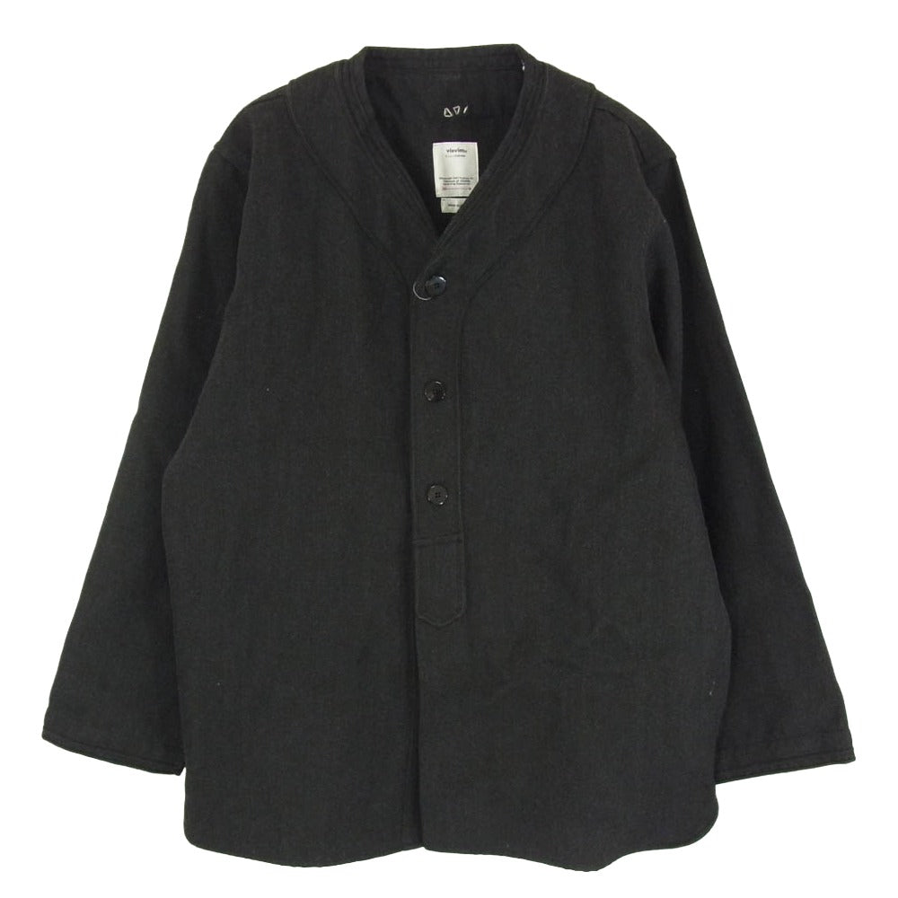 VISVIM ビズビム 18AW 0118205011025 DUGOUT SHIRT PARK RANGER L/S ダグアウト パークレンジャー 長袖 シャツ チャコール系 3【中古】