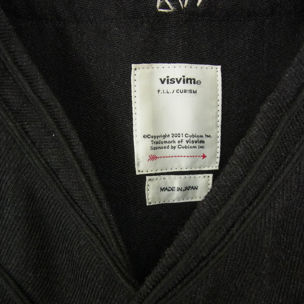 VISVIM ビズビム 18AW 0118205011025 DUGOUT SHIRT PARK RANGER L/S ダグアウト パークレンジャー 長袖 シャツ チャコール系 3【中古】