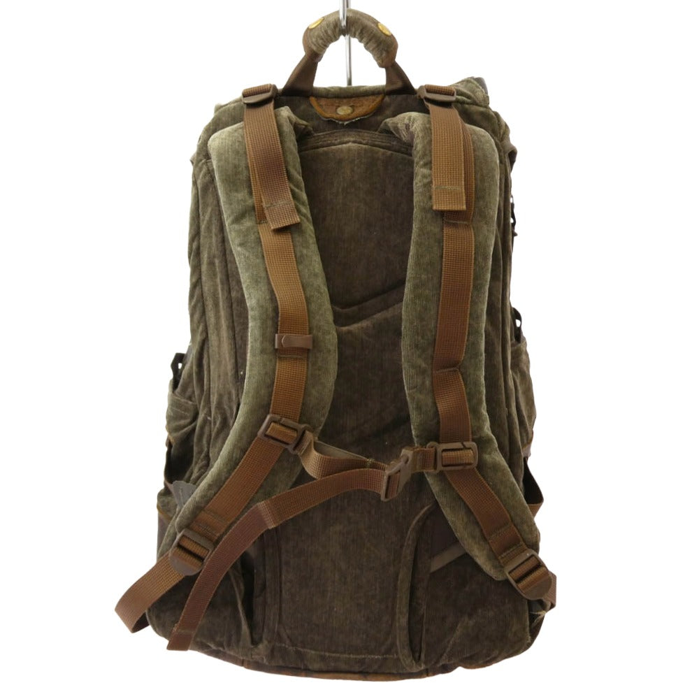 VISVIM ビズビム MILITARY BACKPACK ミリタリー コーデュロイ バックパック カーキ系【中古】
