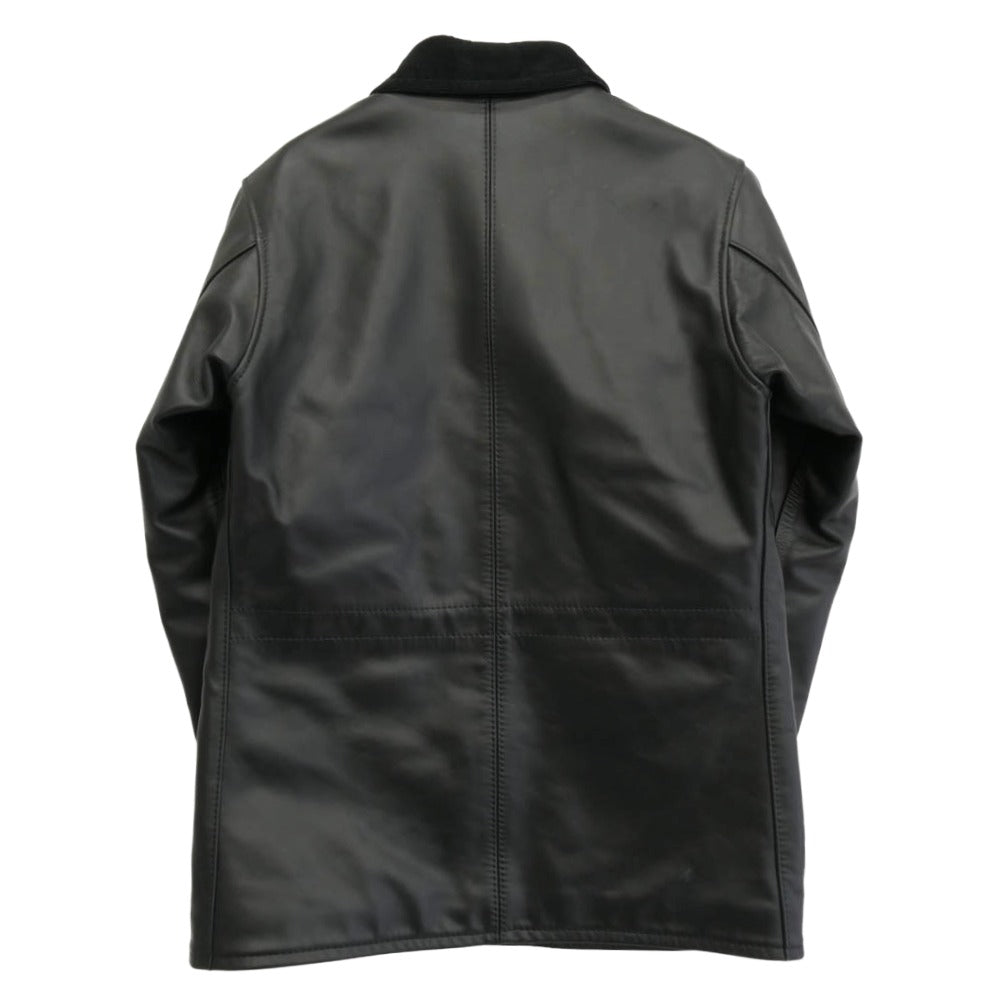 KADOYA カドヤ HEAD FACTORY ヘッドファクトリー BLACK BIRD ブラックバード レザーハーフコート レザージャケット ブラック系 L【中古】