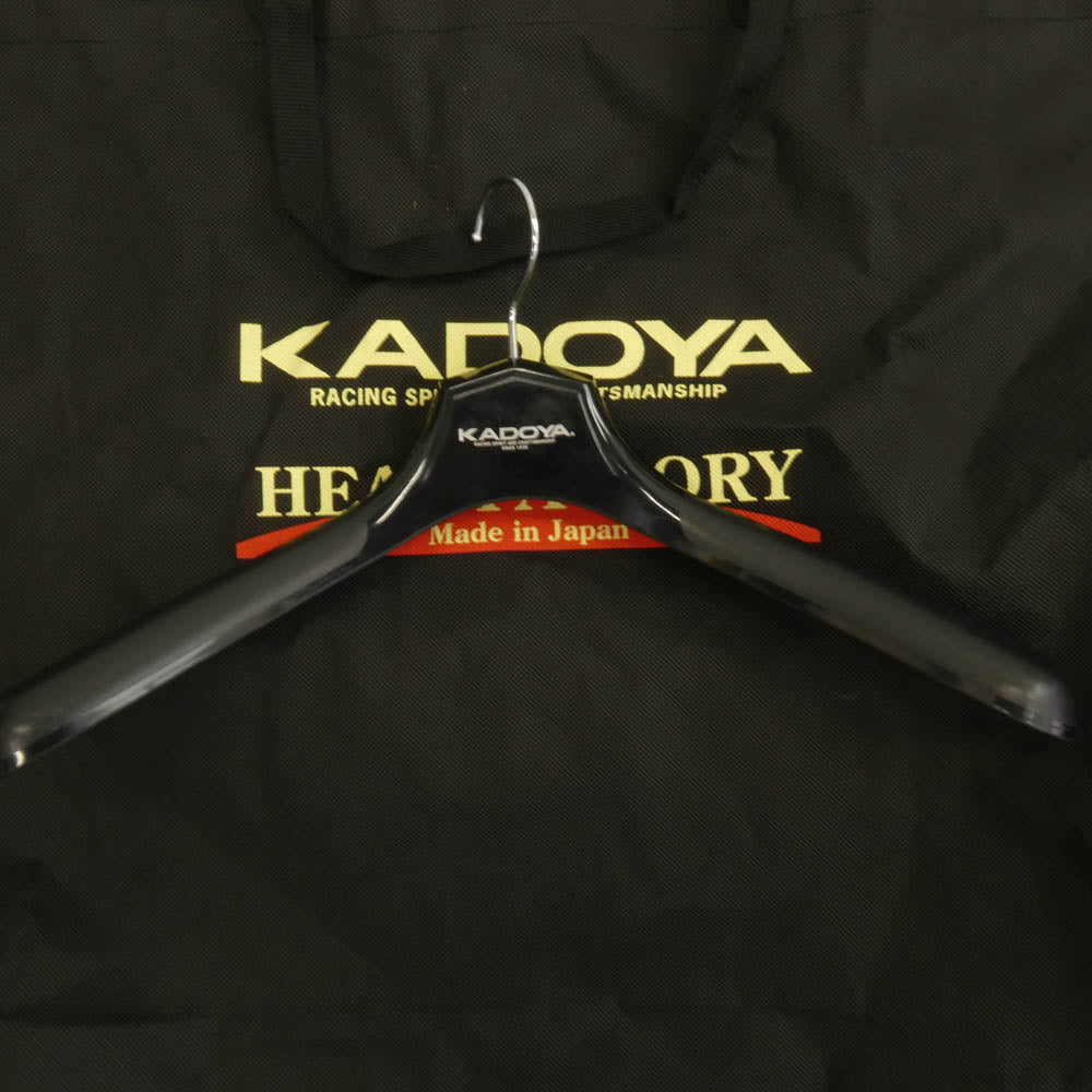 KADOYA カドヤ HEAD FACTORY ヘッドファクトリー BLACK BIRD ブラックバード レザーハーフコート レザージャケット ブラック系 L【中古】