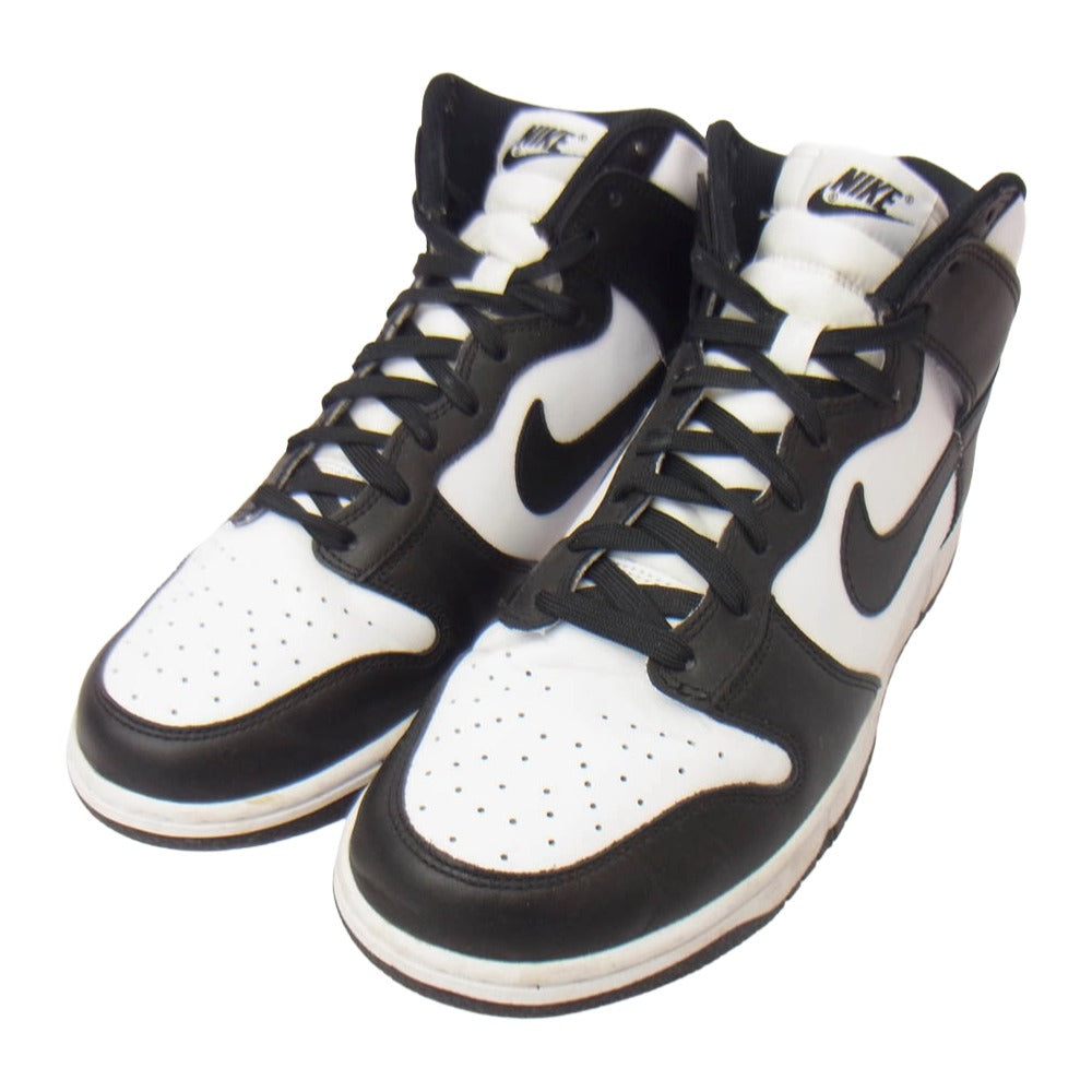 NIKE ナイキ DD1399-105 Dunk High Championship White ダンク ハイ チャンピオンシップ ホワイト ハイカットスニーカー ブラック系 ホワイト系 27cm【中古】