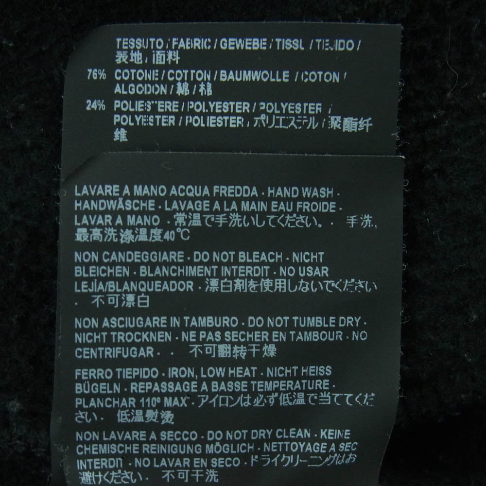 BALENCIAGA バレンシアガ 20AW 541709 WFP 裏起毛 スウェット プルオーバー パーカー ブラック系 S【中古】