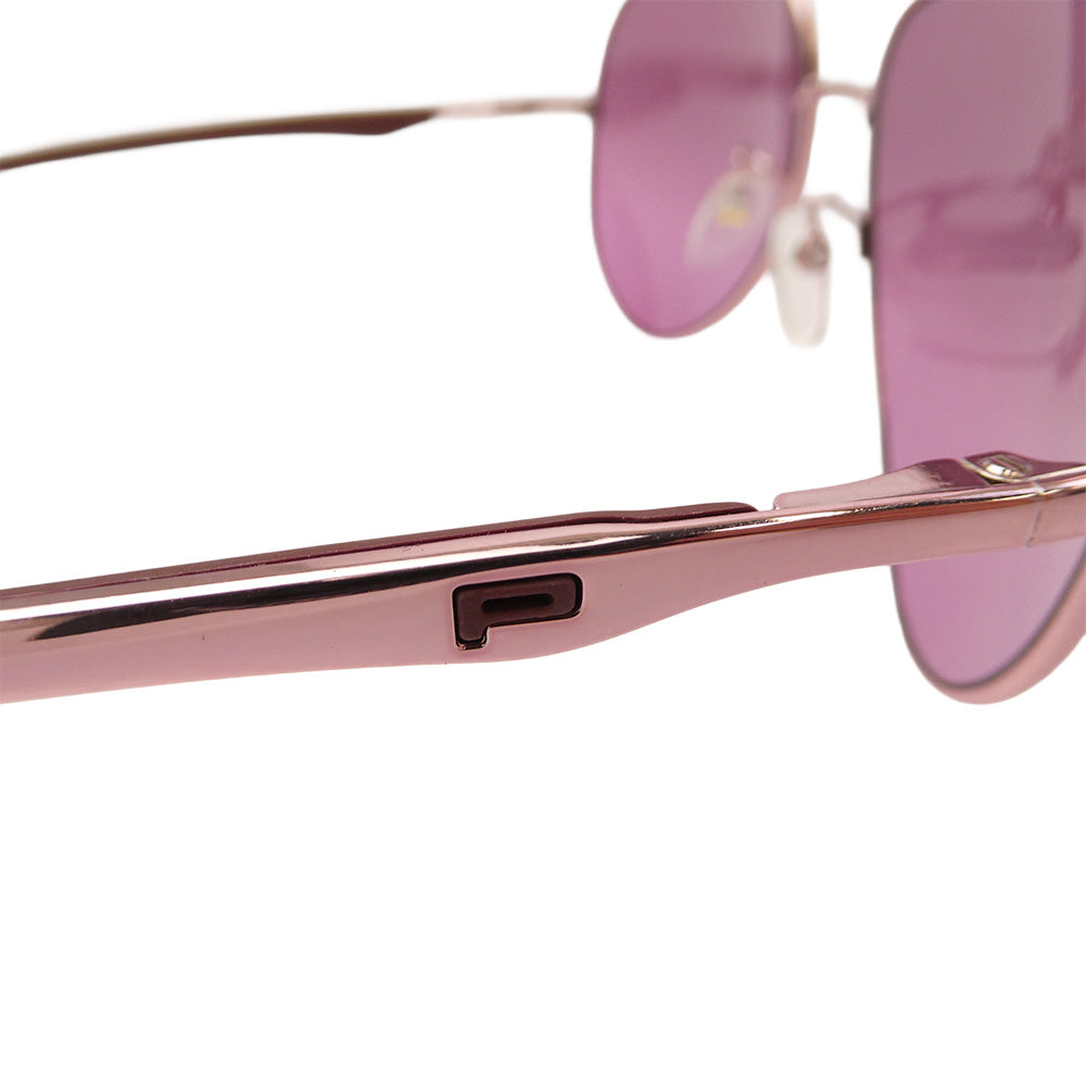 ポリス 8054 ティアドロップ ツーブリッジ サングラス パープル系【中古】