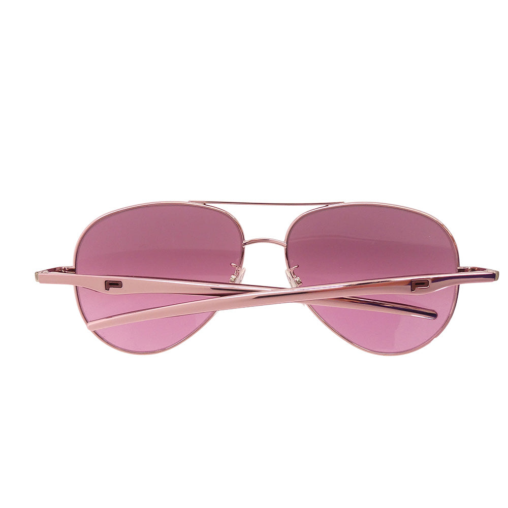 ポリス 8054 ティアドロップ ツーブリッジ サングラス パープル系【中古】