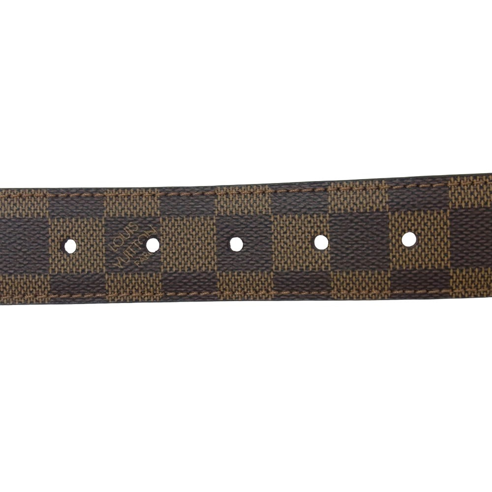 LOUIS VUITTON ルイ・ヴィトン M6835 ダミエ サンチュール リヴェテッド ベルト ブラウン系【美品】【中古】
