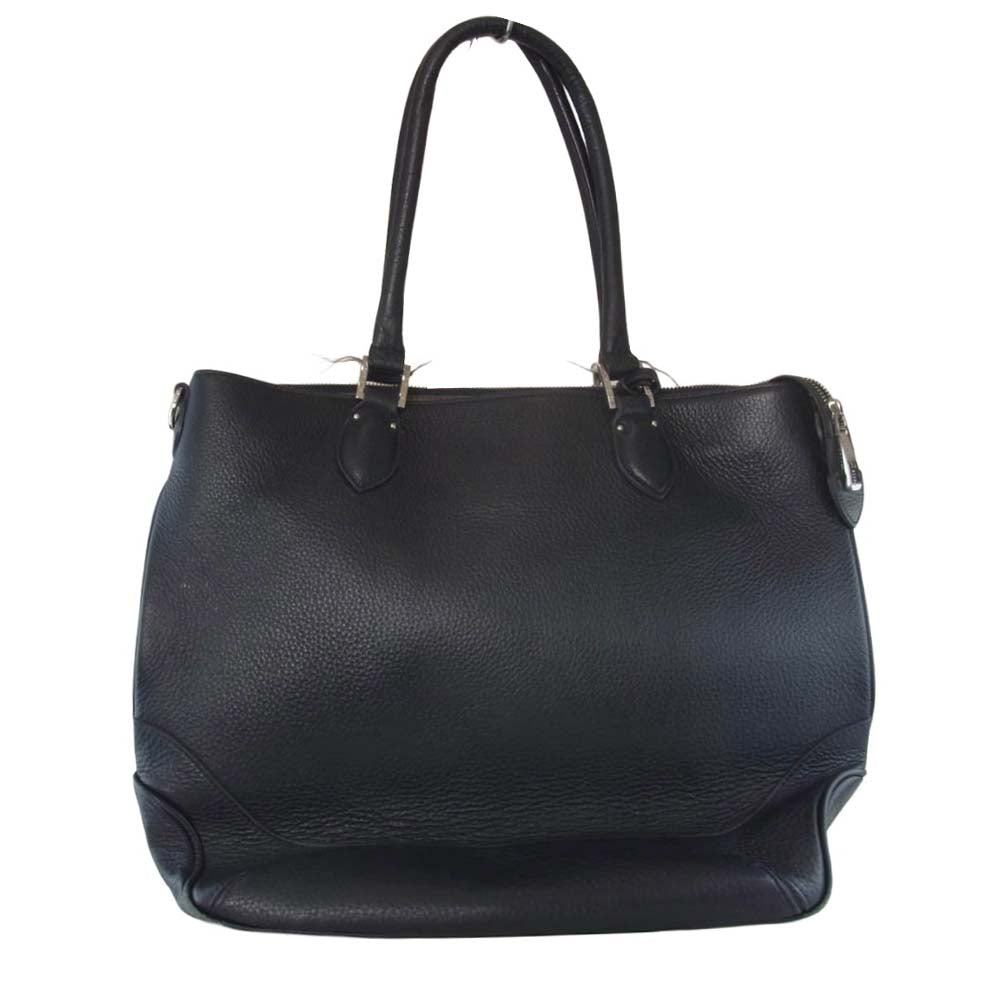 PELLE MORBIDA ペッレモルビダ PMO-MB048 Maiden Voyage メイデンボヤージュ シュリンクレザー IDカードホイッスル付き ビジネストートバッグ ネイビー系【中古】