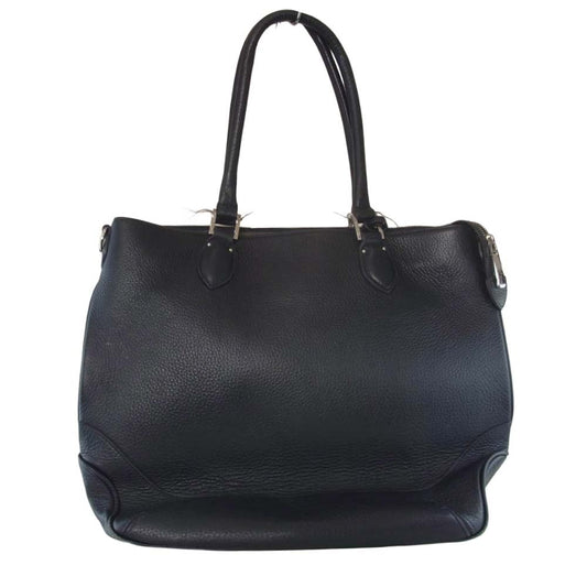 PELLE MORBIDA ペッレモルビダ PMO-MB048 Maiden Voyage メイデンボヤージュ シュリンクレザー IDカードホイッスル付き ビジネストートバッグ ネイビー系【中古】