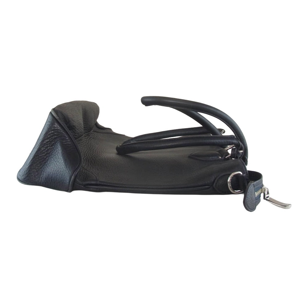 PELLE MORBIDA ペッレモルビダ PMO-MB048 Maiden Voyage メイデンボヤージュ シュリンクレザー IDカードホイッスル付き ビジネストートバッグ ネイビー系【中古】