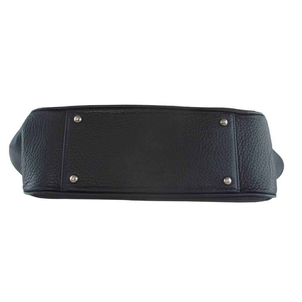 PELLE MORBIDA ペッレモルビダ PMO-MB048 Maiden Voyage メイデンボヤージュ シュリンクレザー IDカードホイッスル付き ビジネストートバッグ ネイビー系【中古】