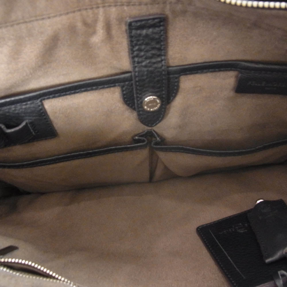 PELLE MORBIDA ペッレモルビダ PMO-MB048 Maiden Voyage メイデンボヤージュ シュリンクレザー IDカードホイッスル付き ビジネストートバッグ ネイビー系【中古】