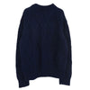 MONCLER モンクレール I20919C00012 M2106 モンクレールジャパンタグ GIROCOLLO TRICOT ワッペン付 モヘヤ混 ウールニット セーター ネイビー系 M【中古】