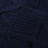 MONCLER モンクレール I20919C00012 M2106 モンクレールジャパンタグ GIROCOLLO TRICOT ワッペン付 モヘヤ混 ウールニット セーター ネイビー系 M【中古】