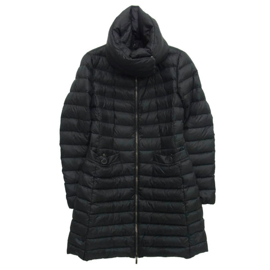 MONCLER モンクレール 420934936800 VERNDIS 襟着脱可能 ハイネック 2WAY ダウンコート ダウンジャケット ブラック系 00【中古】