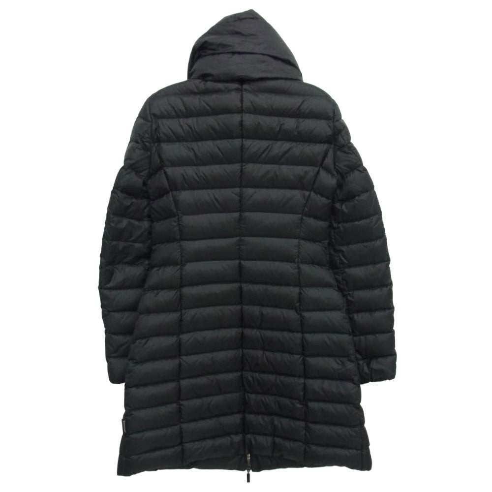 MONCLER モンクレール 420934936800 VERNDIS 襟着脱可能 ハイネック 2WAY ダウンコート ダウンジャケット ブラック系 00【中古】