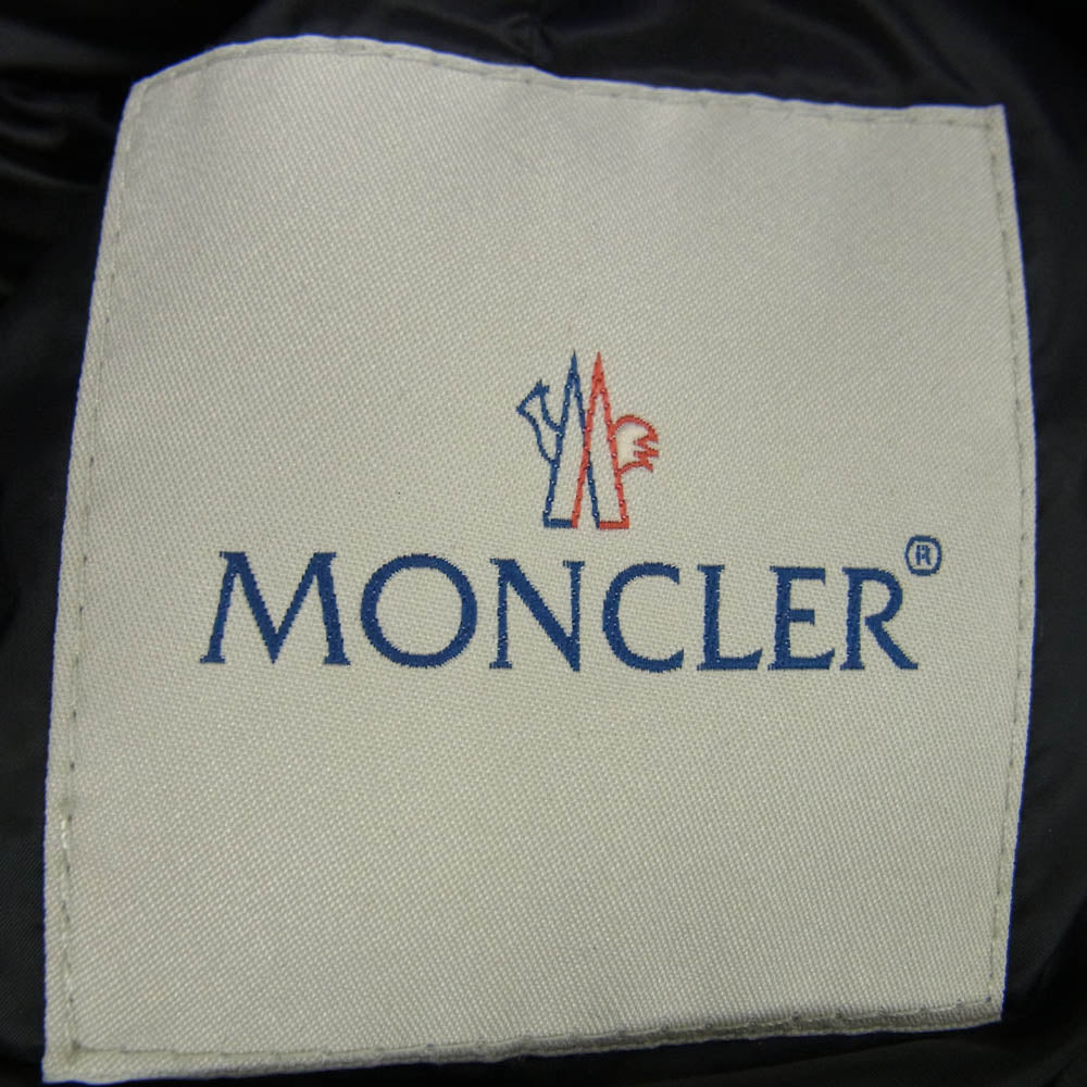 MONCLER モンクレール 420934936800 VERNDIS 襟着脱可能 ハイネック 2WAY ダウンコート ダウンジャケット ブラック系 00【中古】