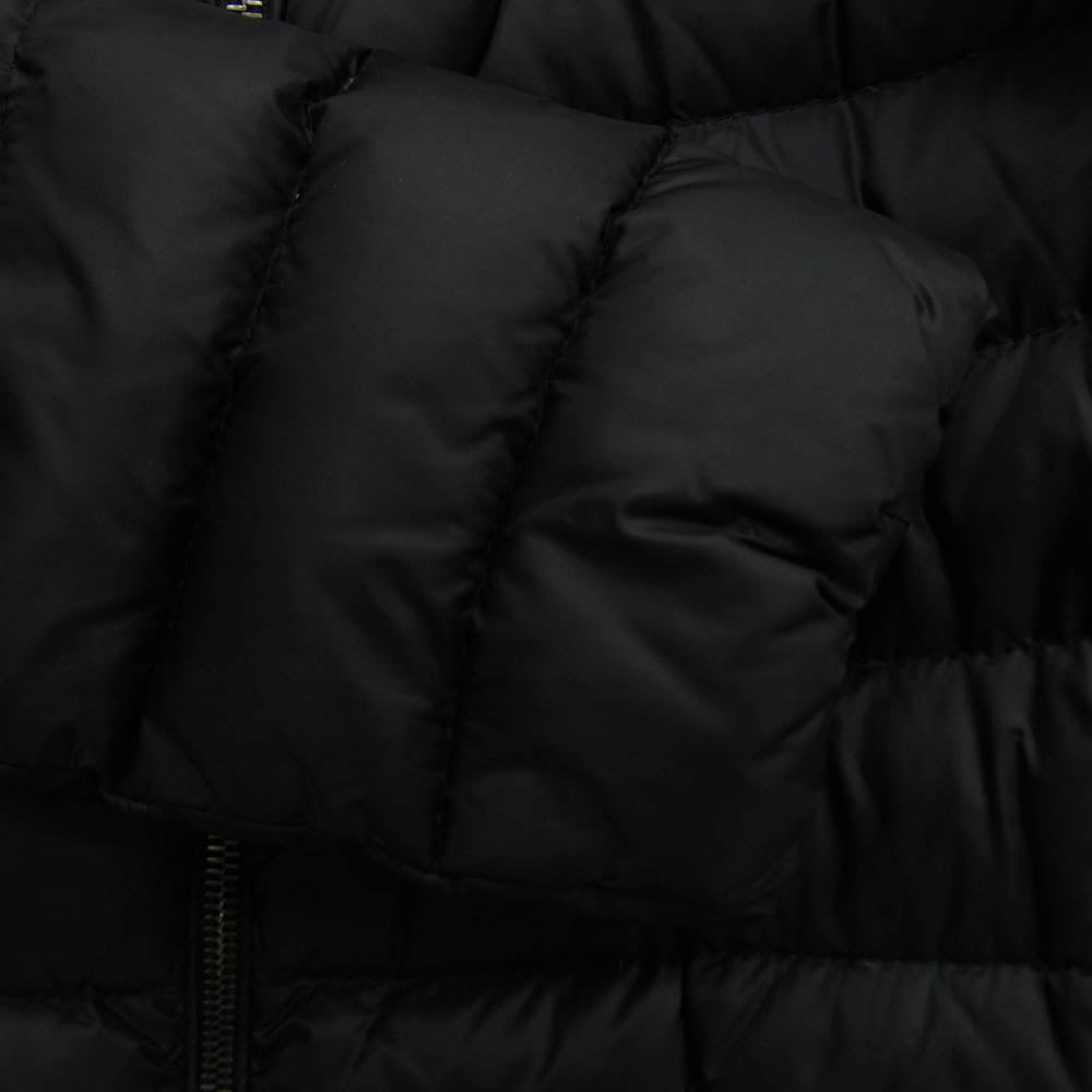 MONCLER モンクレール 420934936800 VERNDIS 襟着脱可能 ハイネック 2WAY ダウンコート ダウンジャケット ブラック系 00【中古】
