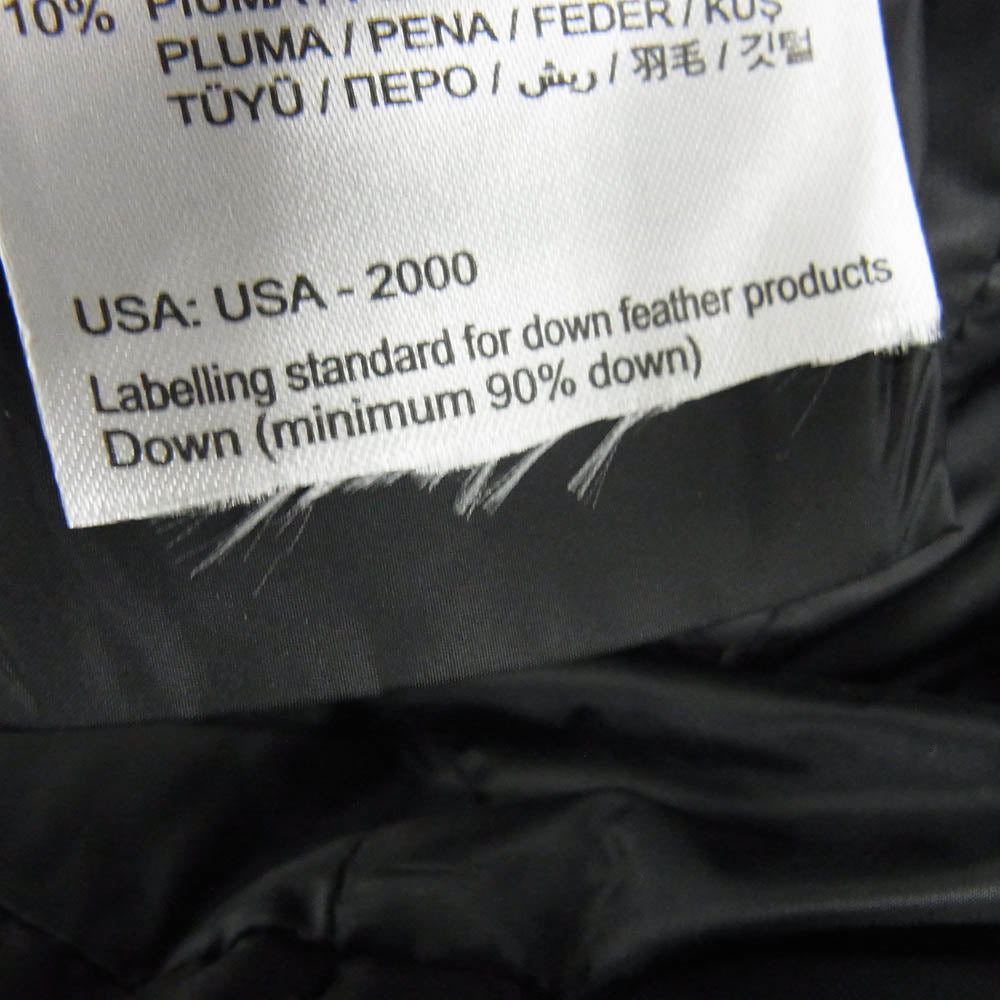 MONCLER モンクレール 420934936800 VERNDIS 襟着脱可能 ハイネック 2WAY ダウンコート ダウンジャケット ブラック系 00【中古】