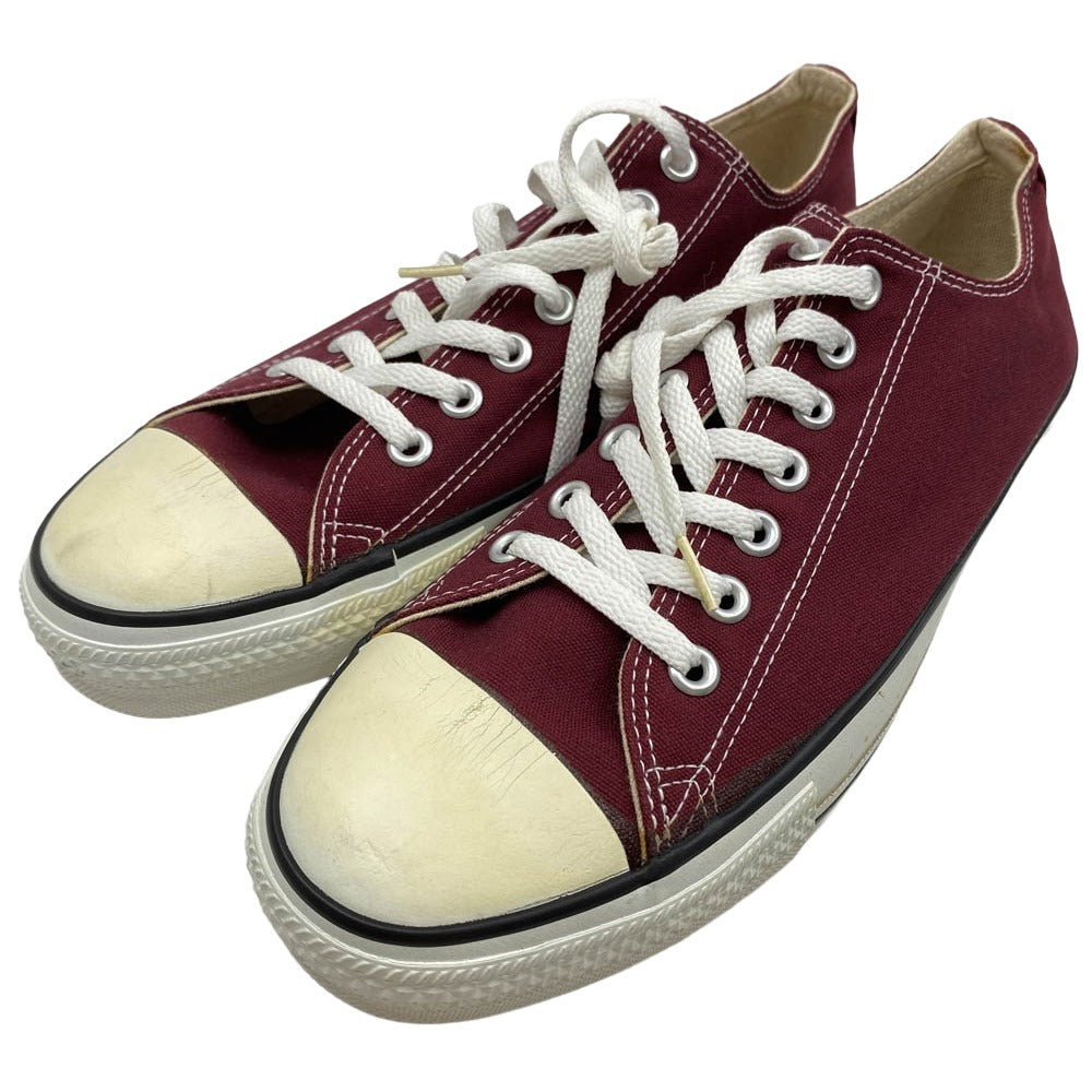 CONVERSE コンバース M9691 観賞用 90s USA製 ALL STAR OX MAROON オールスター ローカットスニーカー エンジ系 11【中古】