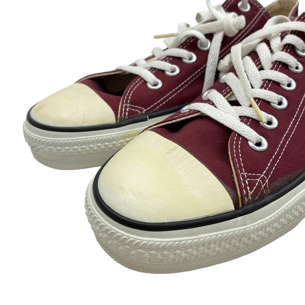 CONVERSE コンバース M9691 観賞用 90s USA製 ALL STAR OX MAROON オールスター ローカットスニーカー エンジ系 11【中古】