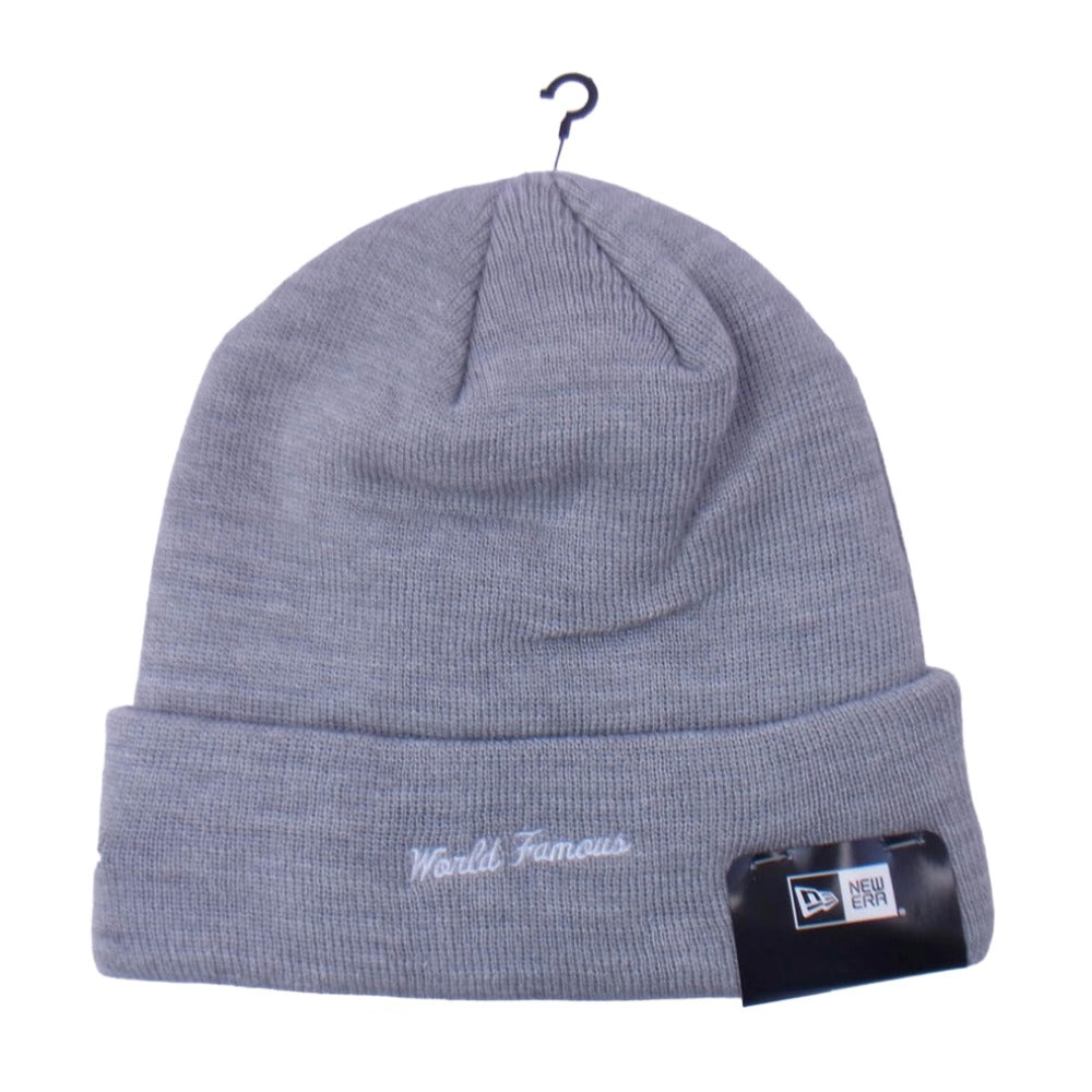 Supreme シュプリーム NEW ERA Box Logo beanie ニューエラ ボックスロゴ ビーニー ニットキャップ グレー系【新古品】【未使用】【中古】