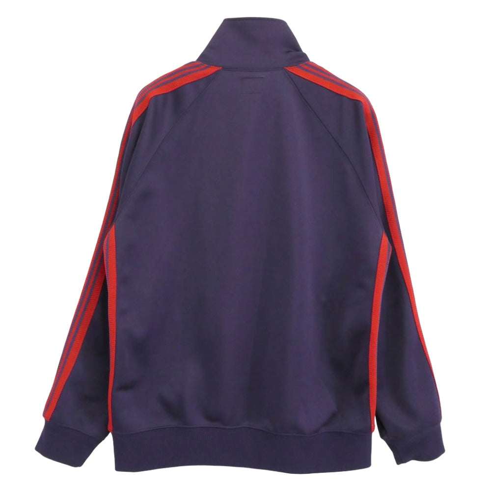 Needles ニードルス 22AW LQ227 Track Jacket 刺繍 トラック ジャケット パープル系 L【美品】【中古】