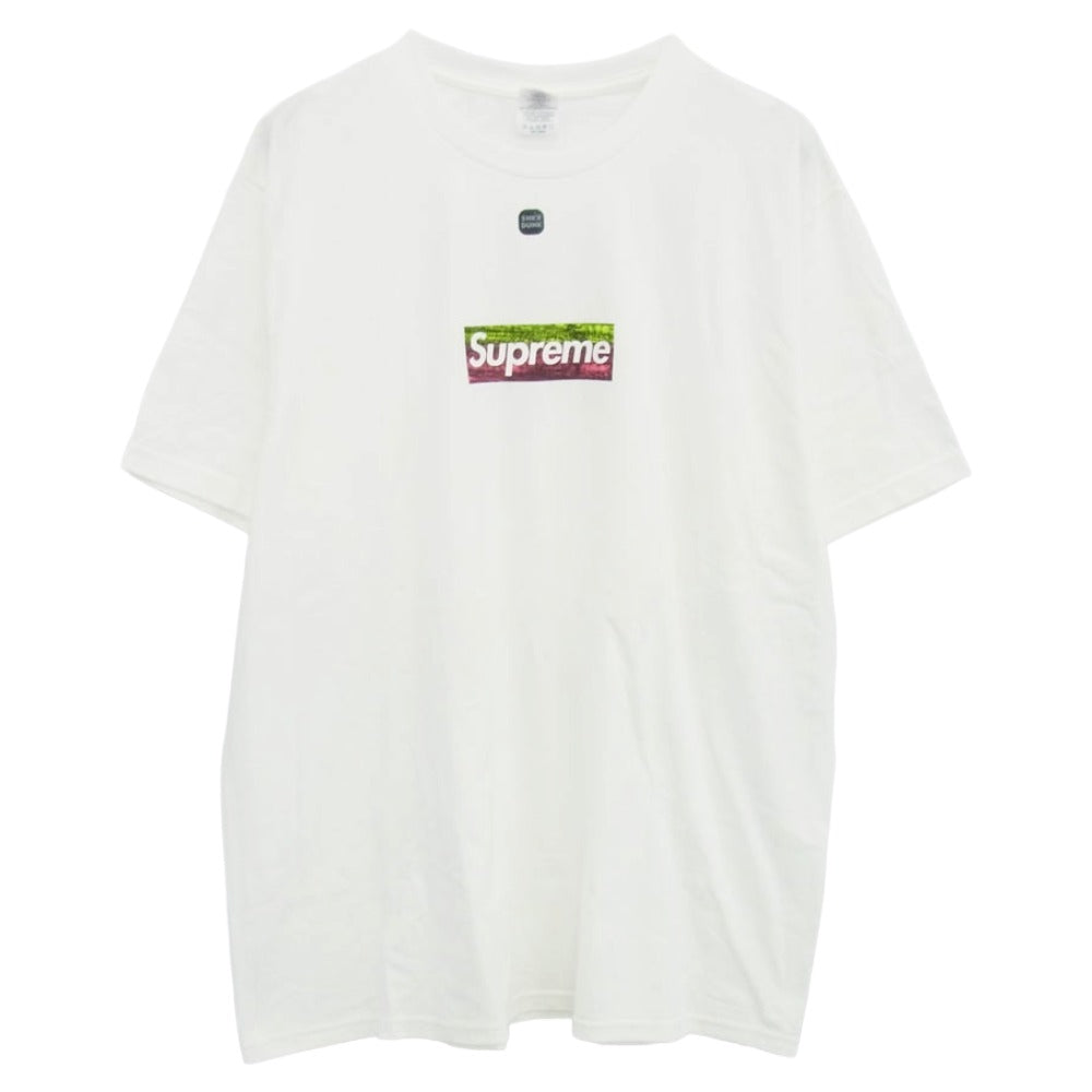 Supreme シュプリーム 25SS Los Angeles Fire Relief Box Logo Tee ロサンゼルス ロサンゼルス ファイヤー リリーフ ボックスロゴ 半袖 Tシャツ ホワイト系 XL【極上美品】【中古】