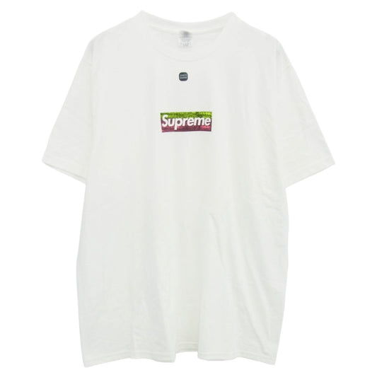Supreme シュプリーム 25SS Los Angeles Fire Relief Box Logo Tee ロサンゼルス ロサンゼルス ファイヤー リリーフ ボックスロゴ 半袖 Tシャツ ホワイト系 XL【極上美品】【中古】