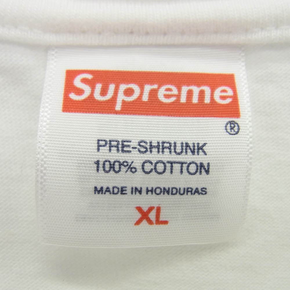 Supreme シュプリーム 25SS Los Angeles Fire Relief Box Logo Tee ロサンゼルス ロサンゼルス ファイヤー リリーフ ボックスロゴ 半袖 Tシャツ ホワイト系 XL【極上美品】【中古】