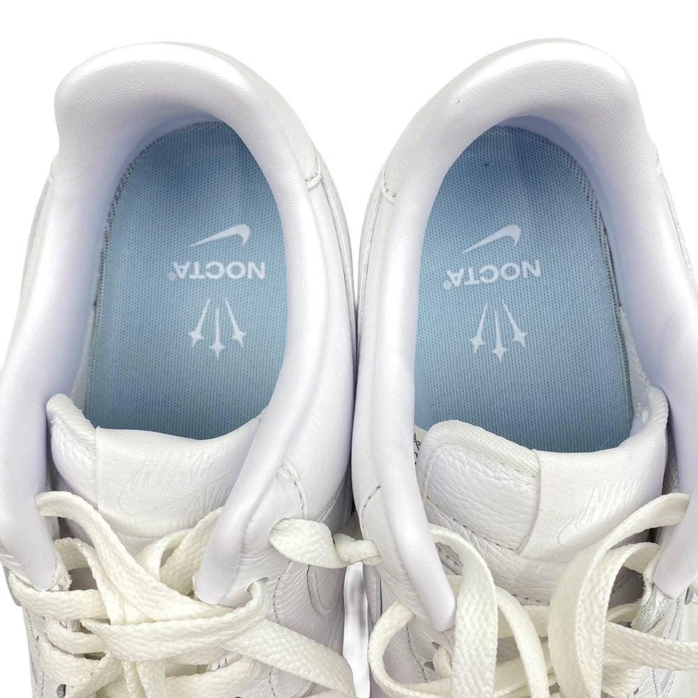 NIKE ナイキ CZ8065-100 × Drake NOCTA Air Force 1 Low ドレイク ノクタ エアフォース1 ロー スニーカー ホワイト系 26.5cm【極上美品】【中古】