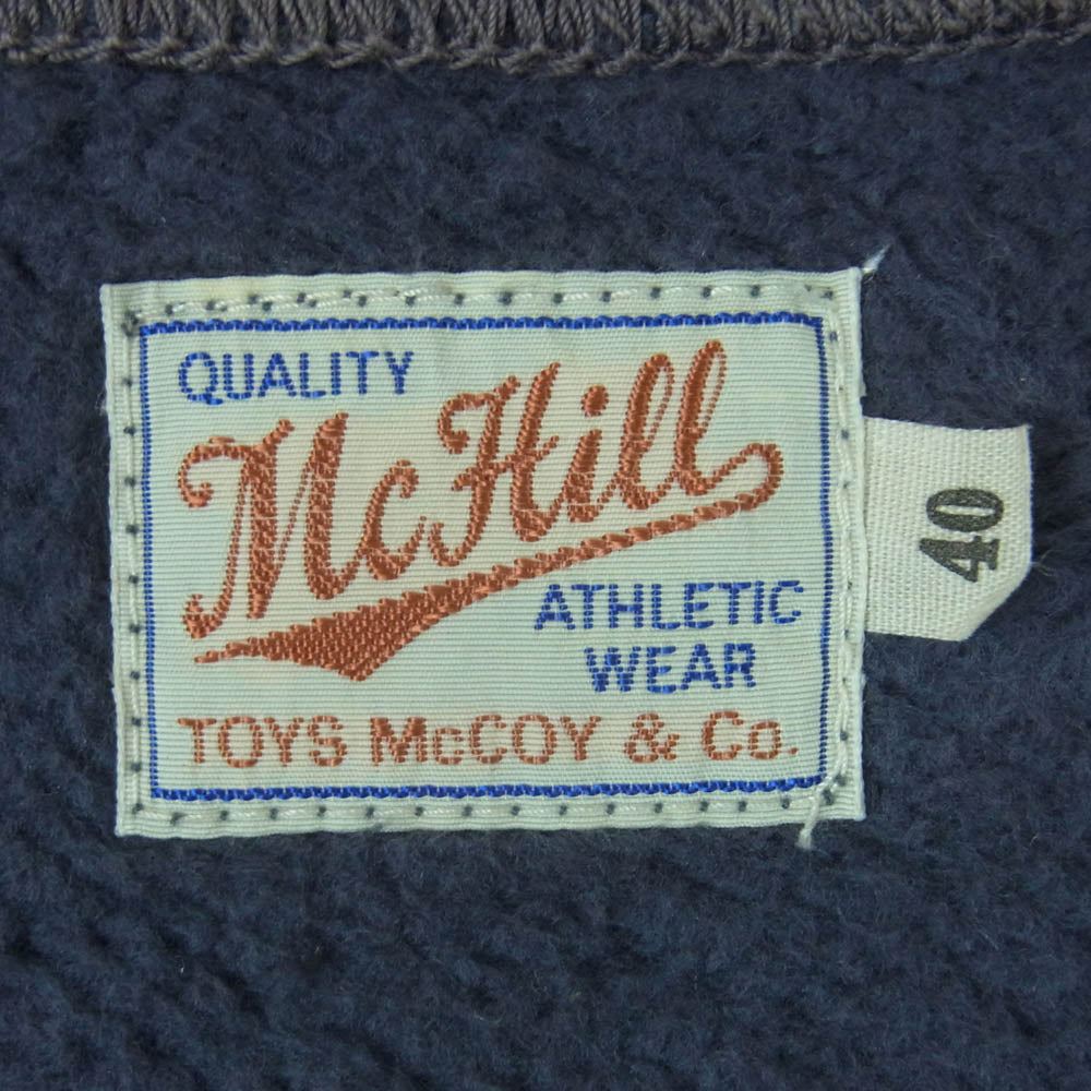 TOY'S McCOY トイズマッコイ WARNER BROS ワーナーブラザーズ ジップアップ スウェット ジャケット ブルー系 40【中古】