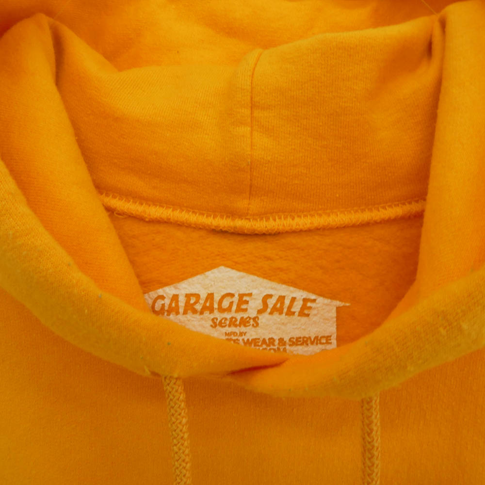 Psicom サイコム GARAGE SALE series tivoLi surf shop プルオーバー スウェットパーカー フーディ イエロー イエロー系 L【中古】
