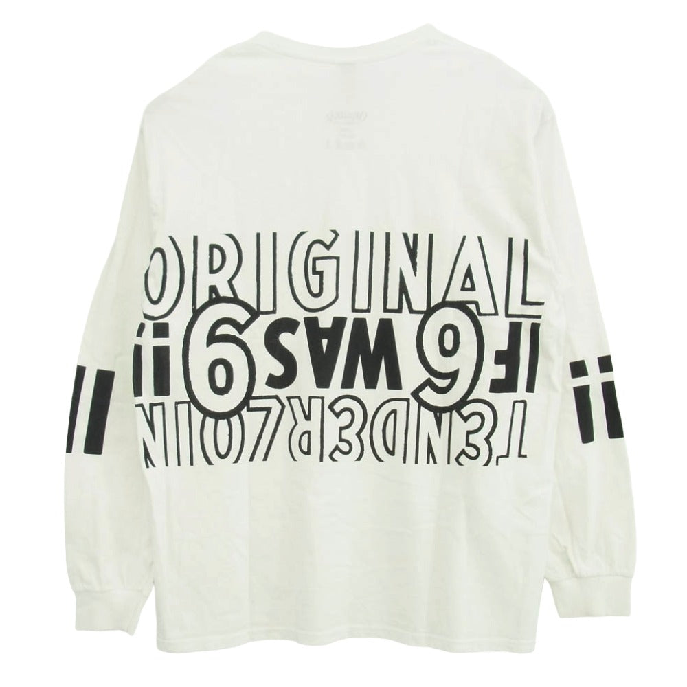 TENDERLOIN テンダーロイン 22SS LONG SLEEVE TEE POCKET ロングスリーブ ポケット 長袖 Tシャツ カットソー ホワイト系 L【中古】
