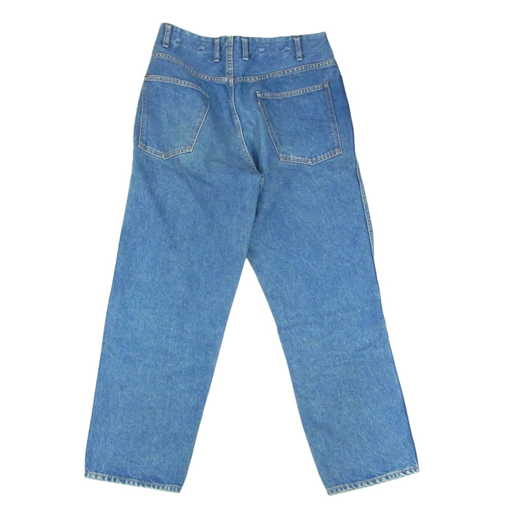 ウエストオーバーオールズ 801S ベーシック ストレート デニム パンツ インディゴブルー系 30【中古】